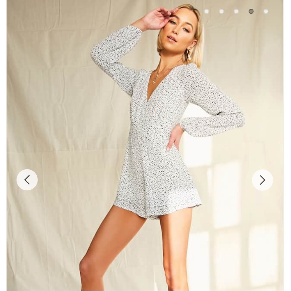 Abstract Cheetah Print Romper